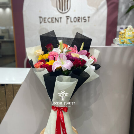 Liles Sunflower and Mix Roses