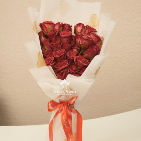 Shimmer Red Rose